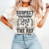 Suspect Claims Soccer T-Shirt, Soccer Coquette T-Shirt, Game Day T-Shirt, Retro Soccer Bow T-Shirt, Funny Soccer Mama T-Shirt, Soccer Mom T-Shirt