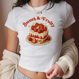 Sweet and fruity | subtle pride shirt | lesbian subtle | strawberry retro 90s tee | funny lesbian shirt | lesbian tank top | subtle bi pride