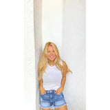 Sweetest Admirer White Sleeveless Top