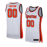 Syracuse Orange Custom College Basketball Jersey Swingman Player White