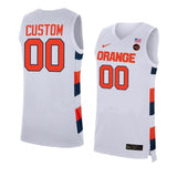 Syracuse Orange Custom College Basketball Replica Jersey White_conew1