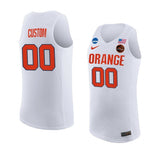 Syracuse Orange Custom Replica Jersey College Basketball White