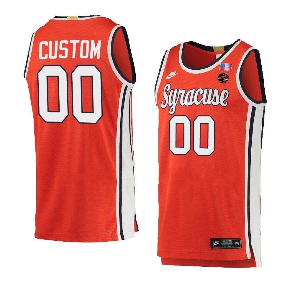 Syracuse Orange Custom Retro Basketball Limited Jersey Orange_conew1