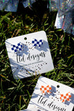 checkered Bow Studs