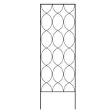 Modern, 6-Ft, Outdoor, Metal, Garden Trellis, Black, Powder Coated, Finish