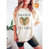 Tacos And Titties T Shirt Hoodie Sweater Funny Lesbian Shirt Lesbian Taco Shirt Lesbian Bride Lesbian Wedding Queer Taco Bisexual Bachelorette