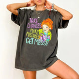 Take Chances Make Mistakes Get Messy Shirt, Miss Frizzle Shirt, Magic School Bus shirt, Teacher Back to School Tee, Children's Book Tee,Top Womenswear