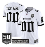 Tampa Bay Buccaneers Active Player Custom White F.U.S.E. 'Gothic Pirate Shadows