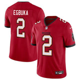 Tampa Bay Buccaneers #2 Emeka Egbuka Red 2025 Draft