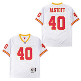 Tampa Bay Buccaneers #40 Mike Alstott Pirates White 40 #
