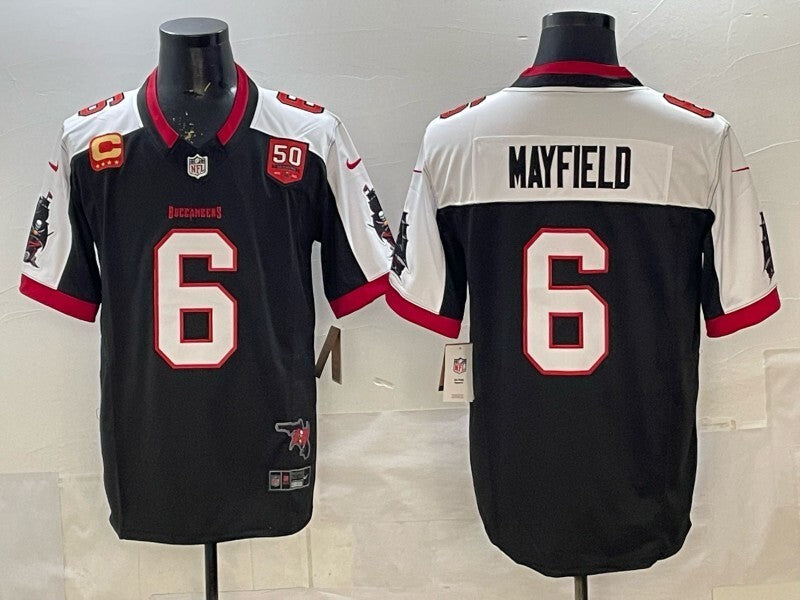 Tampa Bay Buccaneers #6 Baker Mayfield Pirates V3 Style 3