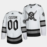 Tampa Bay Lightning Custom Gasparilla inspired White Limited Edition Jersey