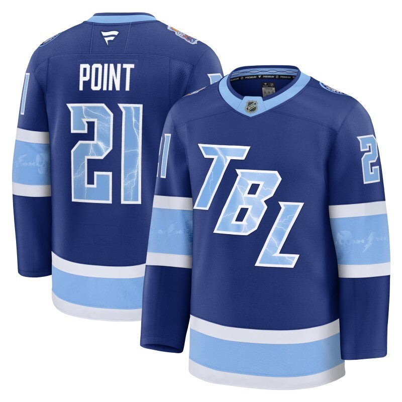 Tampa Bay Lightning #21 Brayden Point 2026 NHL Stadium Series Premium Jersey - Blue