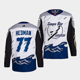 Tampa Bay Lightning #77 victor-hedman-white-2022reverse-retro-2.0-authentic-primegreen-jersey