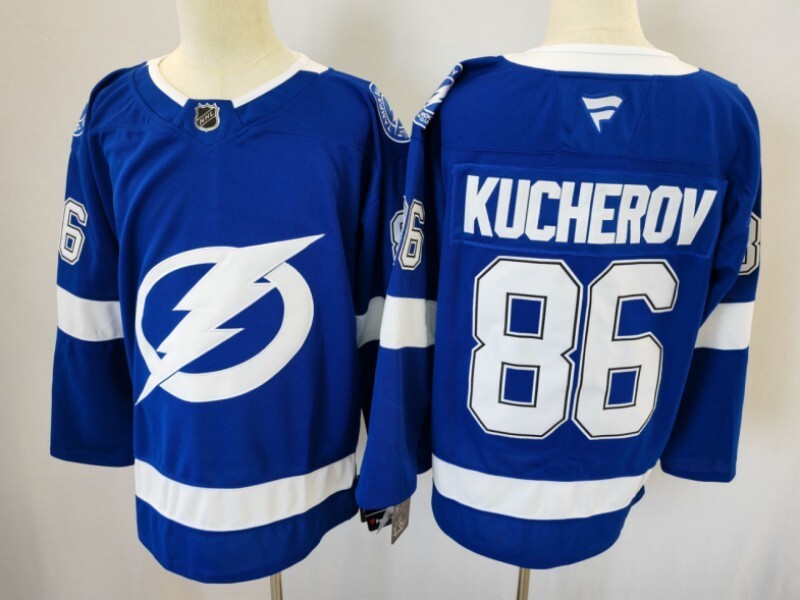 Tampa Bay Lightning #86 Nikita Kucherov Lightning Style 2