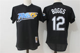 Tampa Bay Rays 12 Wade Boggs Mesh Throwback