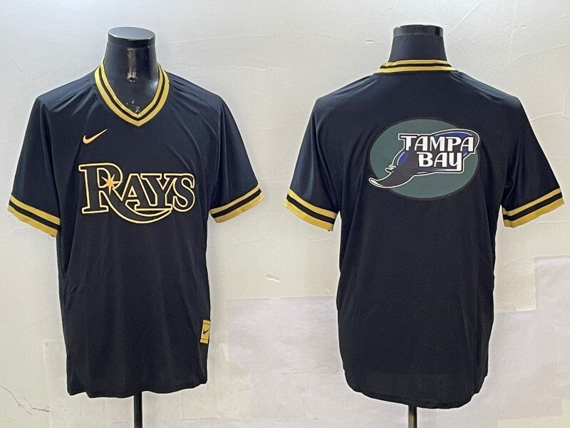 Tampa Bay Rays Rays Black Gold Adult Style 1