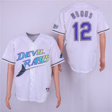 Tampa Bay Rays #12 Wade Boggs Style 5