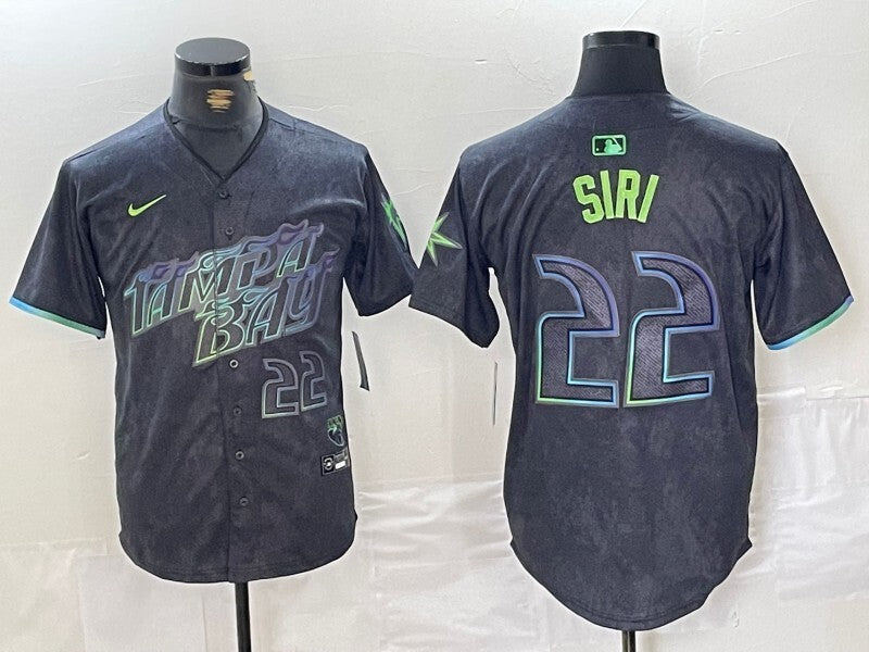 Tampa Bay Rays #22 Jose Siri Rays City Style 3