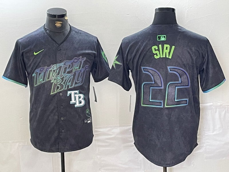 Tampa Bay Rays #22 Jose Siri Rays City Style 4