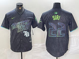 Tampa Bay Rays #22 Jose Siri Rays City Style 4