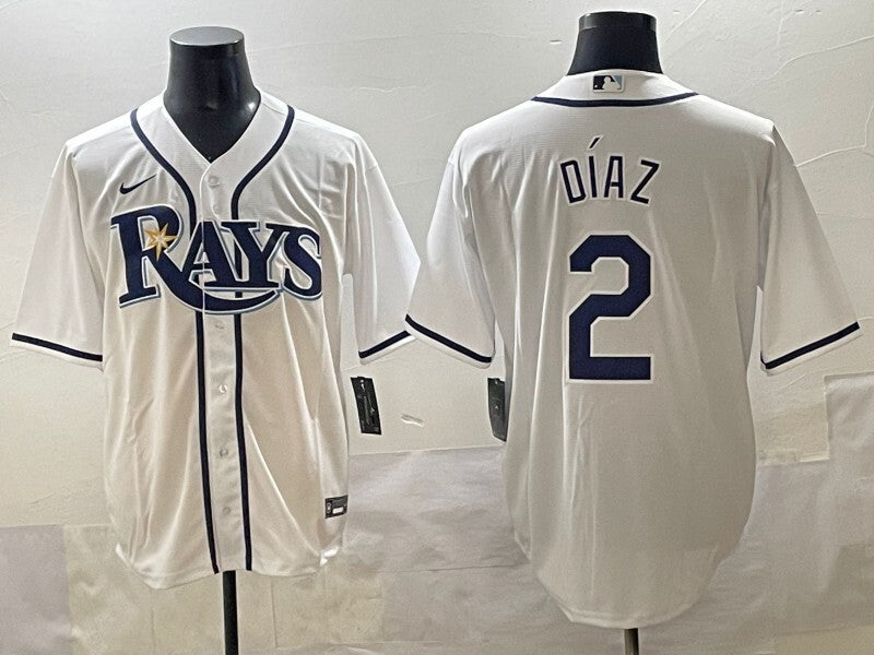 Tampa Bay Rays #2 Yandy Diaz Rays Adult