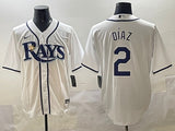 Tampa Bay Rays #2 Yandy Diaz Rays Adult