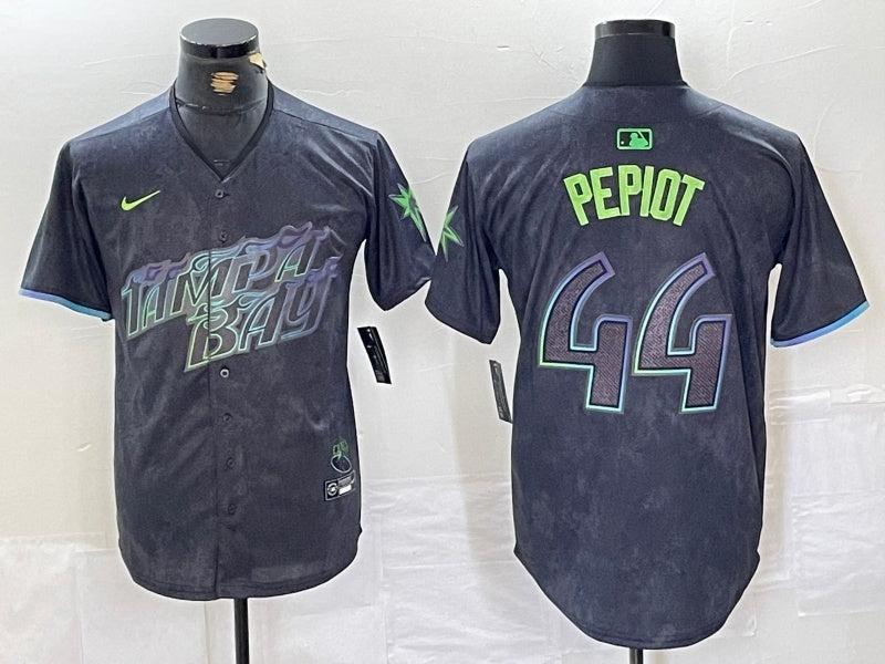 Tampa Bay Rays #44 Ryan Pepiot Rays City Style 4