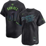Tampa Bay Rays #61 Erasmo Ramirez City Connect Limited Jersey