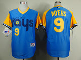 Tampa Bay Rays #9 Rays 9# Light Blue 1988 Inverted Baseball Jersey