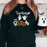Teaching My Boos Sweatshirt, Matching School Halloween Party Hoodie, Teacher Team Gift Sweater, Cute Spooky Teaching Hoodie.