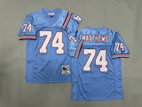Tennessee Oilers #74 Bruce Matthews Oilers