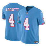 Tennessee Titans #4 Tyler Lockett Blue 2025 F.U.S.E. Throwback Vapor