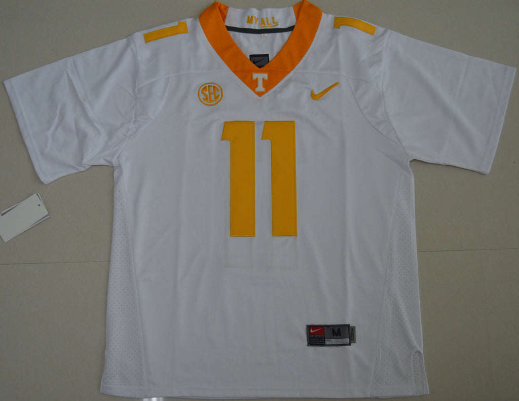 Tennessee Vols Joshua Dobbs 11 College Football Jersey - White 1