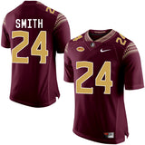 Terrance Smith 24 Burgundy