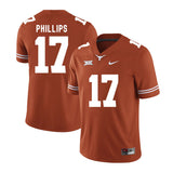 Texas Longhorns Adrian Phillips 17 Orange