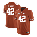 Texas Longhorns Caleb Bluiett 42 Orange