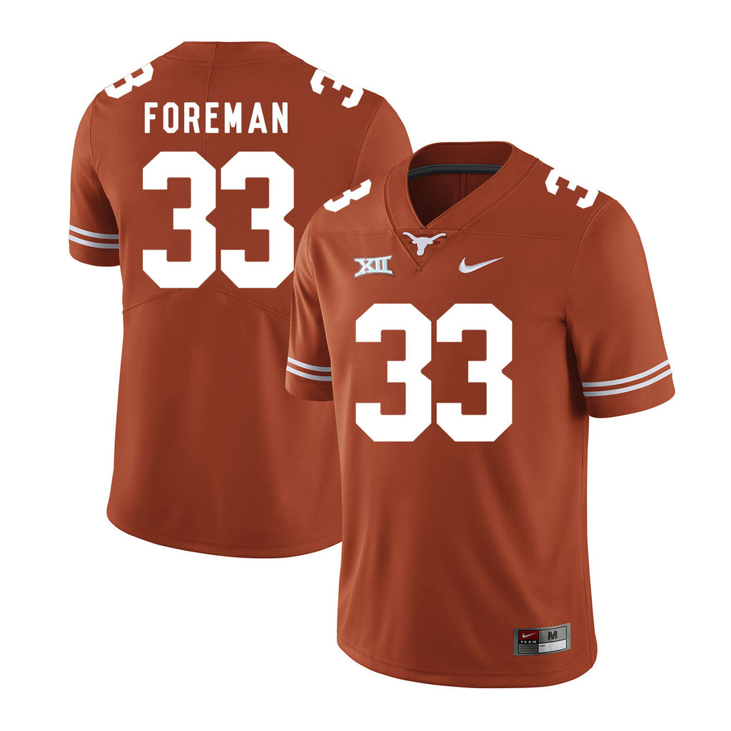 Texas Longhorns D'Onta Foreman 33 Orange