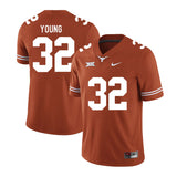 Texas Longhorns Daniel Young 32 Orange