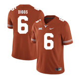 Texas Longhorns Quandre Diggs 6 Orange