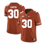 Texas Longhorns Toneil Carter 30 Orange