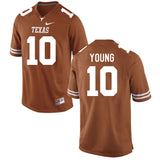 Texas Longhorns YOUNG 10 Brunt Orange