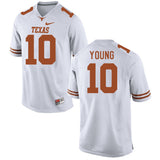 Texas Longhorns YOUNG 10 White