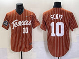Texas Longhorns #10 Mia Scott ncaa Collaboration Style 3