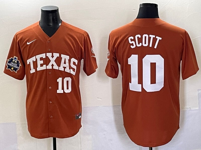 Texas Longhorns #10 Mia Scott ncaa Collaboration Style 8