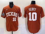 Texas Longhorns #10 Mia Scott ncaa Collaboration Style 8