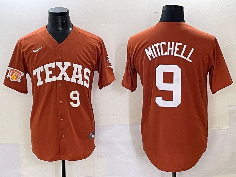 Texas Longhorns #9 ncaa Collaboration Style 2