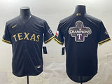 Texas Rangers Rangers Black Gold Adult Style 1