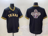 Texas Rangers Rangers Black Gold Adult Style 5