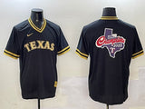 Texas Rangers Rangers Black Gold Adult Style 7